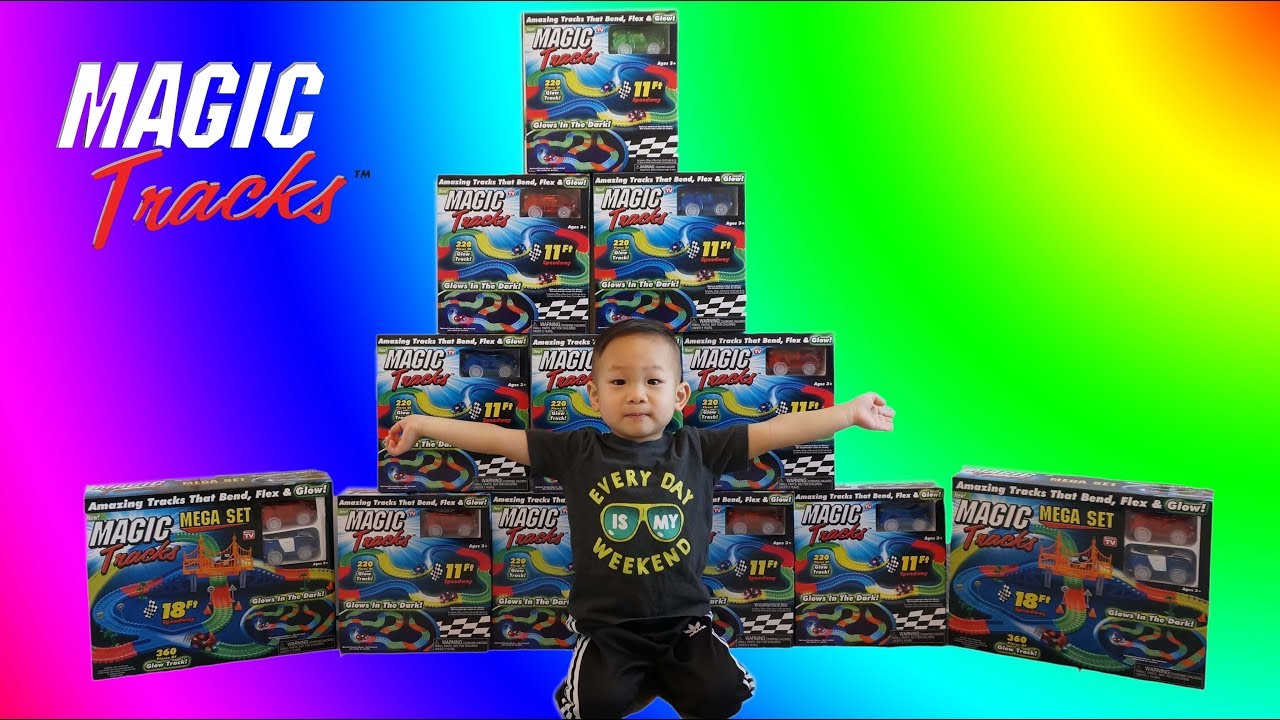 Longest Magic Tracks Mega Build Over 1500 Feet Toy Challenge