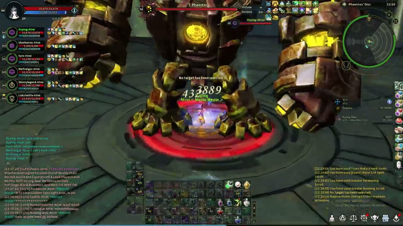 [ Aion Classic EU 3.0 ] Phaestos Disk SORC TANK | ALTS RUN