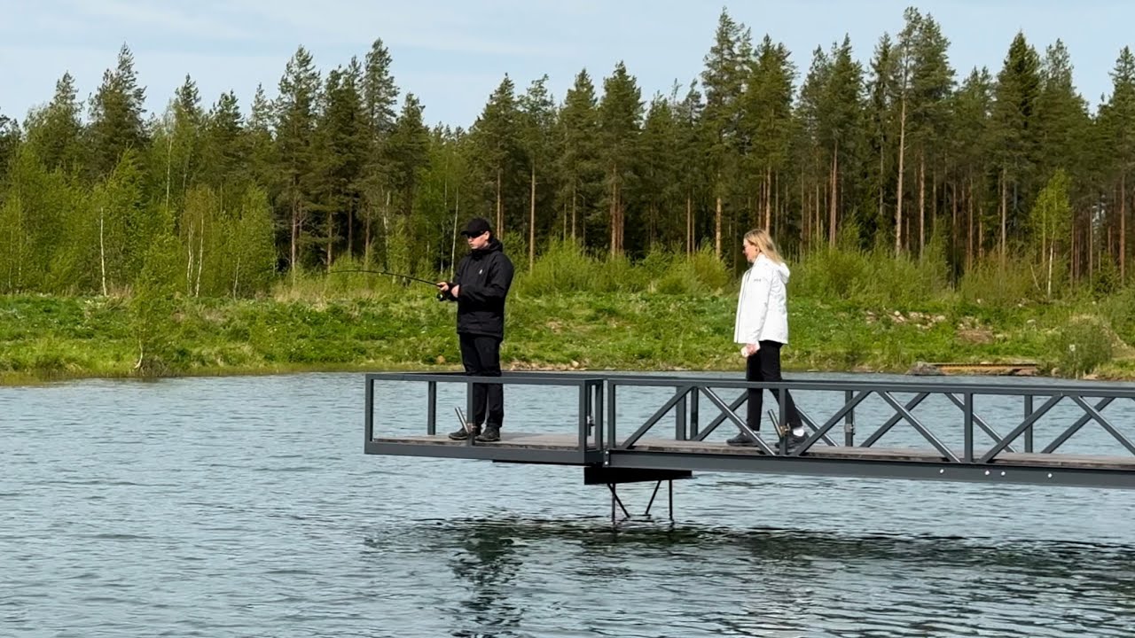 Kalakingi Löytyi Kaustisen Syvälammelta - Kirjolohen Lampikalastusta - Keski-Pohjanmaan Kalapaikat