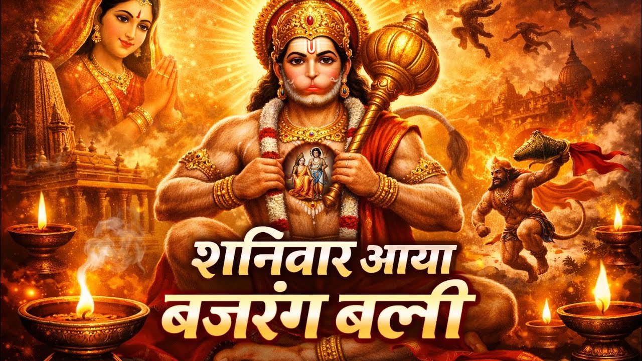 शनिवार स्पेशल हनुमान भजन | शनिवार आया बजरंग बली | Powerful Hanuman Bhajan @MAANVIDARPANOFFICIAL 