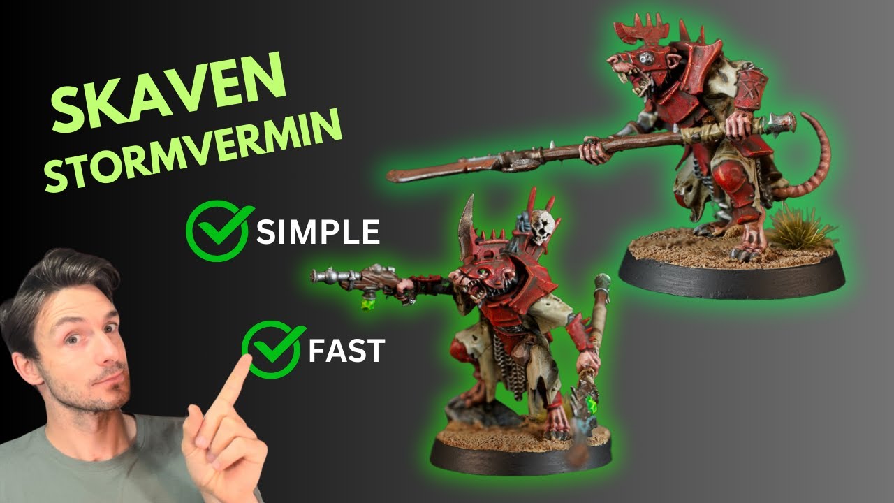 Как покрасить Age of Sigmar Skaven Stormvermin