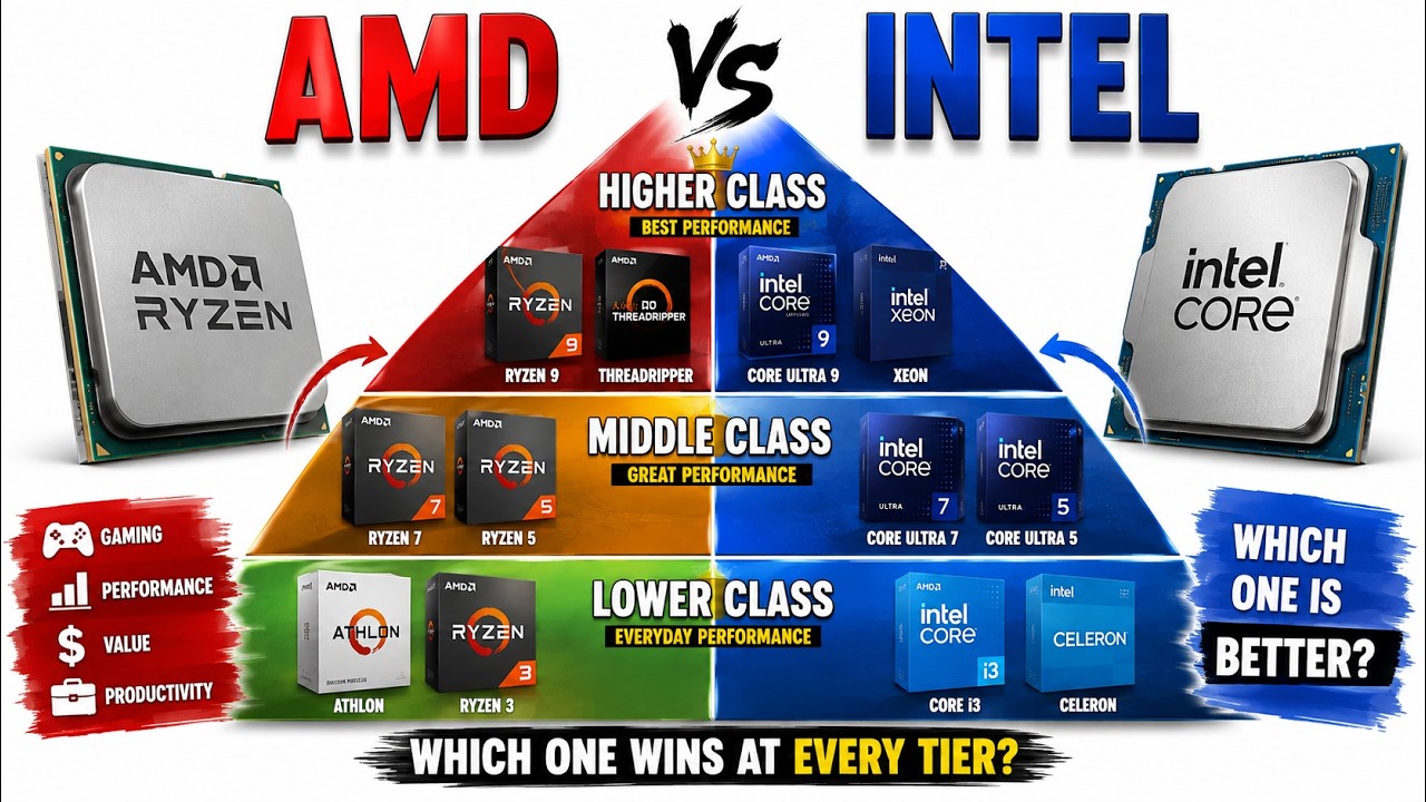 AMD Vs Intel CPUs &mdash; Which One Wins EVERY Tier?
