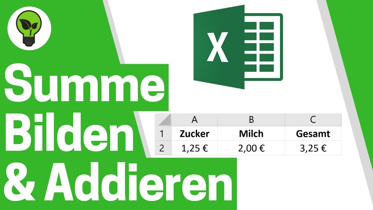 Excel Addieren von mehreren Zeilen ✅ ULTIMATIVE ANLEITUNG: Wie Summe Bilden & Zusammenrechnen???