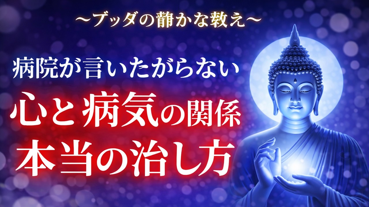 【ブッダの静かな教え】一生大切にしたい、心と病の深い関係｜病が教えてくれる本当の癒し