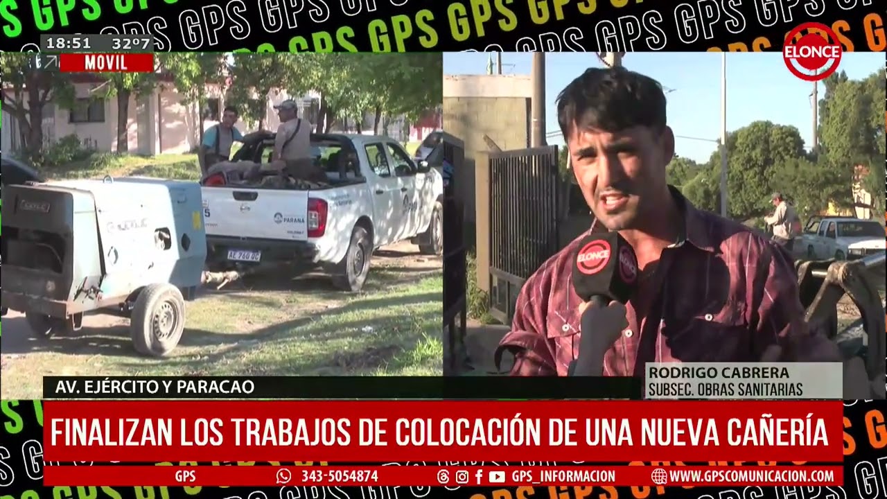 Finalizan los trabajos de colocación de una nueva cañería-ELONCE-29/01/2026
