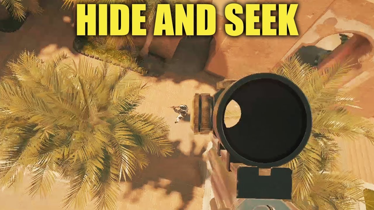HIDE AND SEEK OUTSIDE FORTRESS! - Rainbow Six Siege