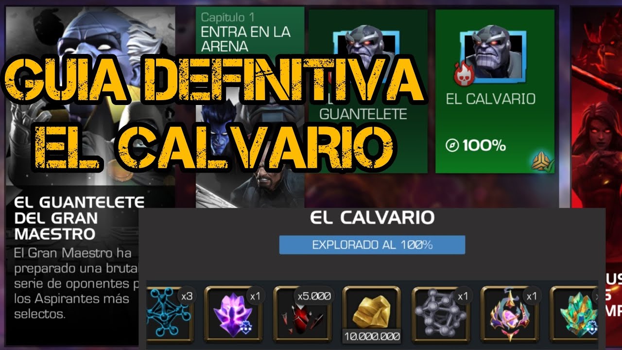 GUIA PARA GUANTELETE EL CALVARIO | COUNTERS POR CADA JEFE DEL CAMINO