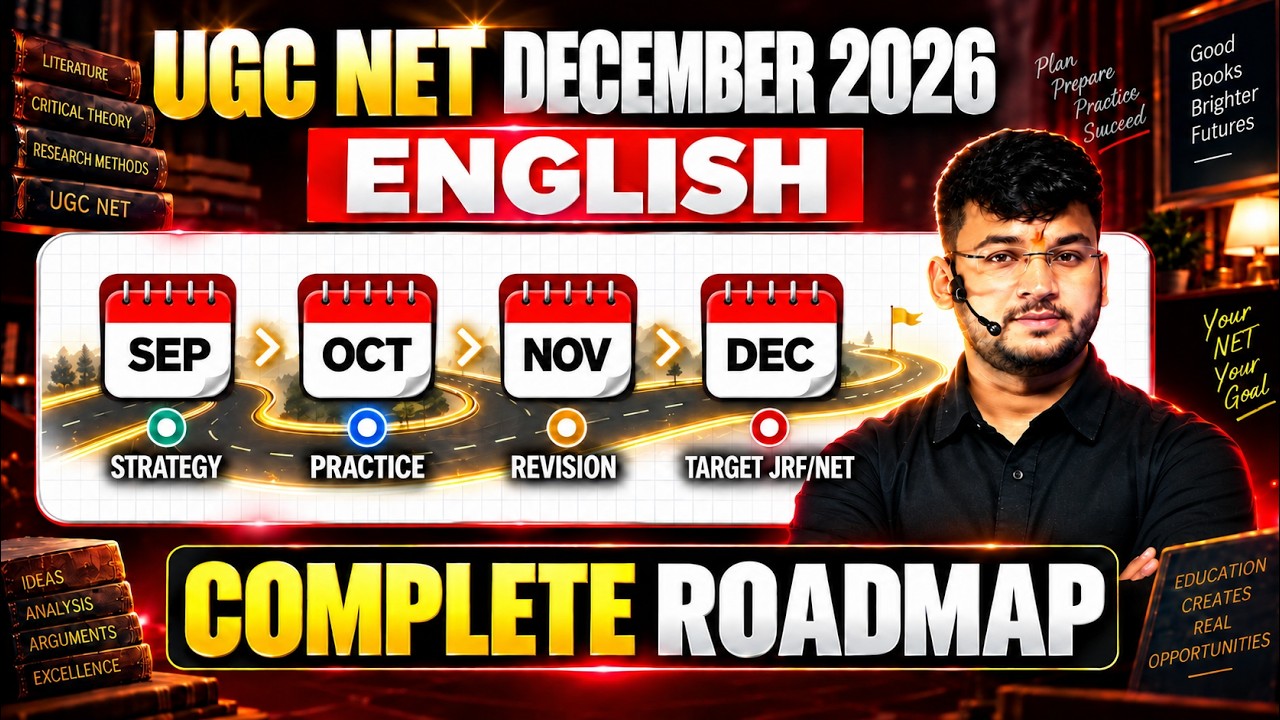 UGC NET English Preparation Strategy 2026 | UGC NET English Dec 2026 Roadmap | English For Beginners