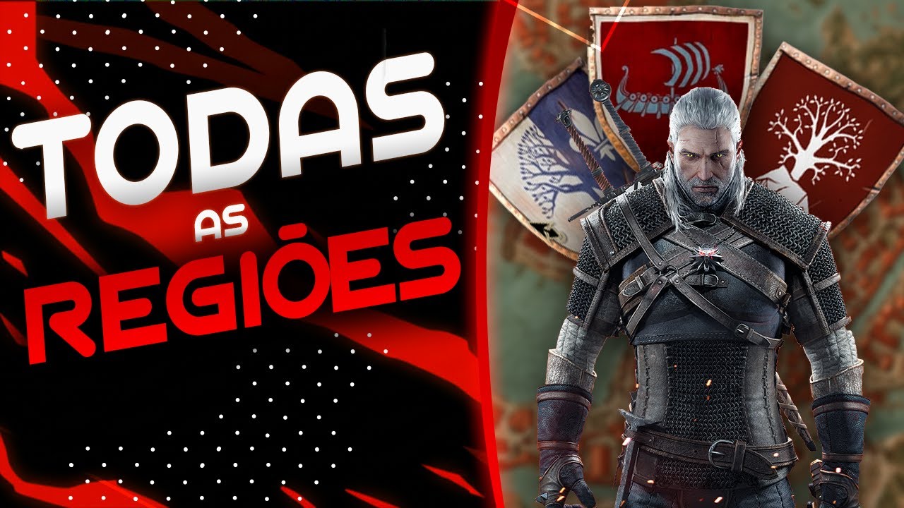 Conheça TODAS AS REGIÕES de THE WITCHER 3 e sua HISTORIA!