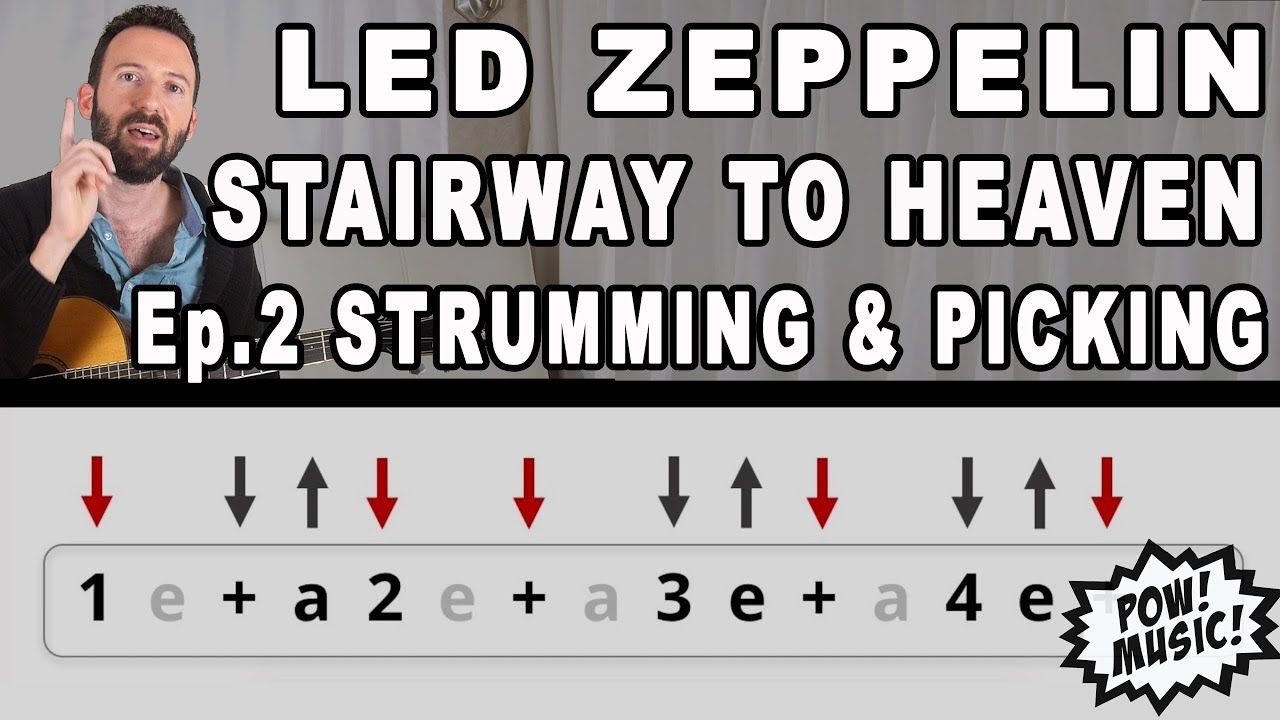 Stairway to Heaven - Led Zeppelin - Complete Guitar Lesson Ep. 2: Strumming & Picking (How to play)