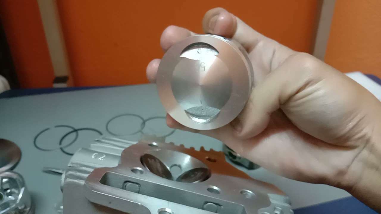 Piston skirt polishing for better performance(running-in).