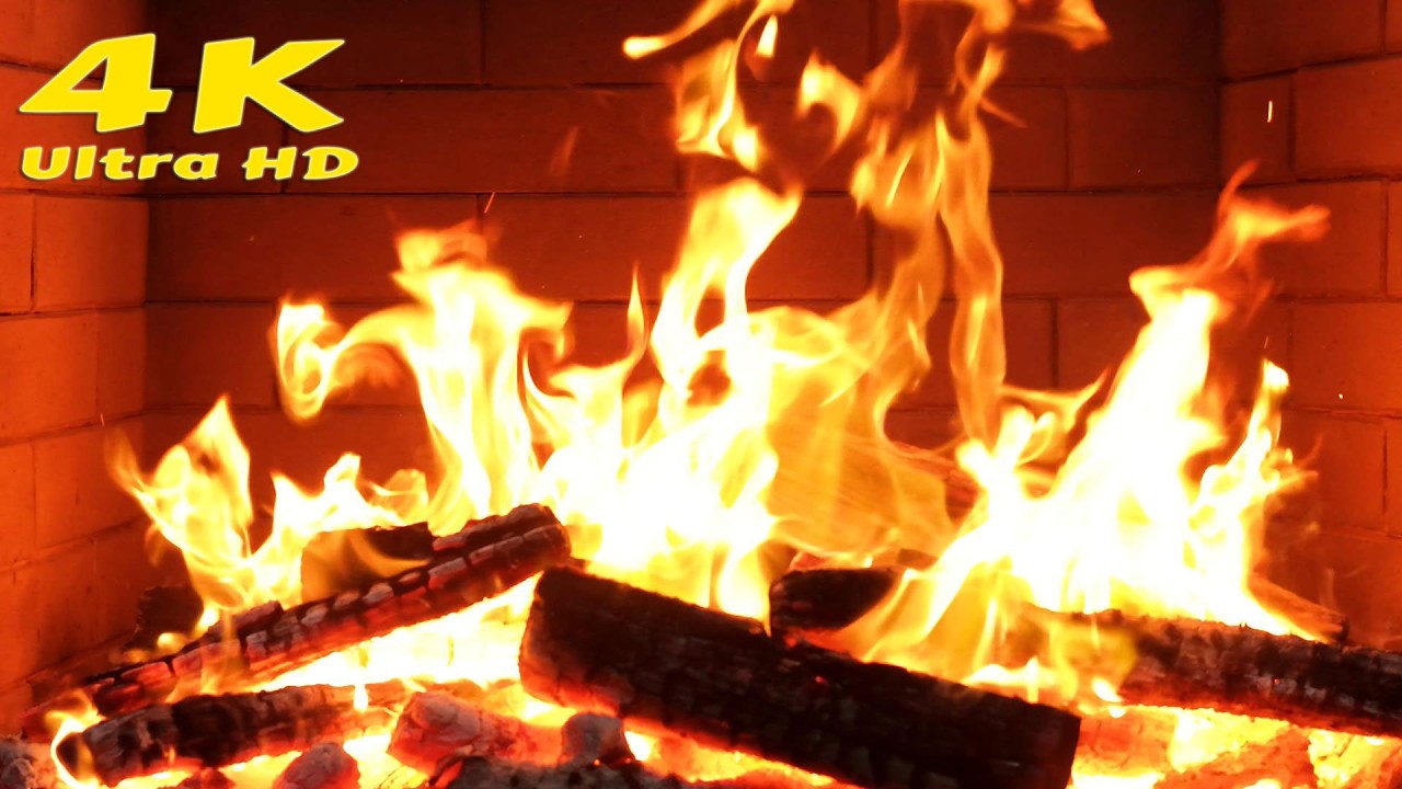 🔥 Cozy bedroom ambience with fireplace. 4K UHD Fireplace in the outdoors. Fireplace for mind therap