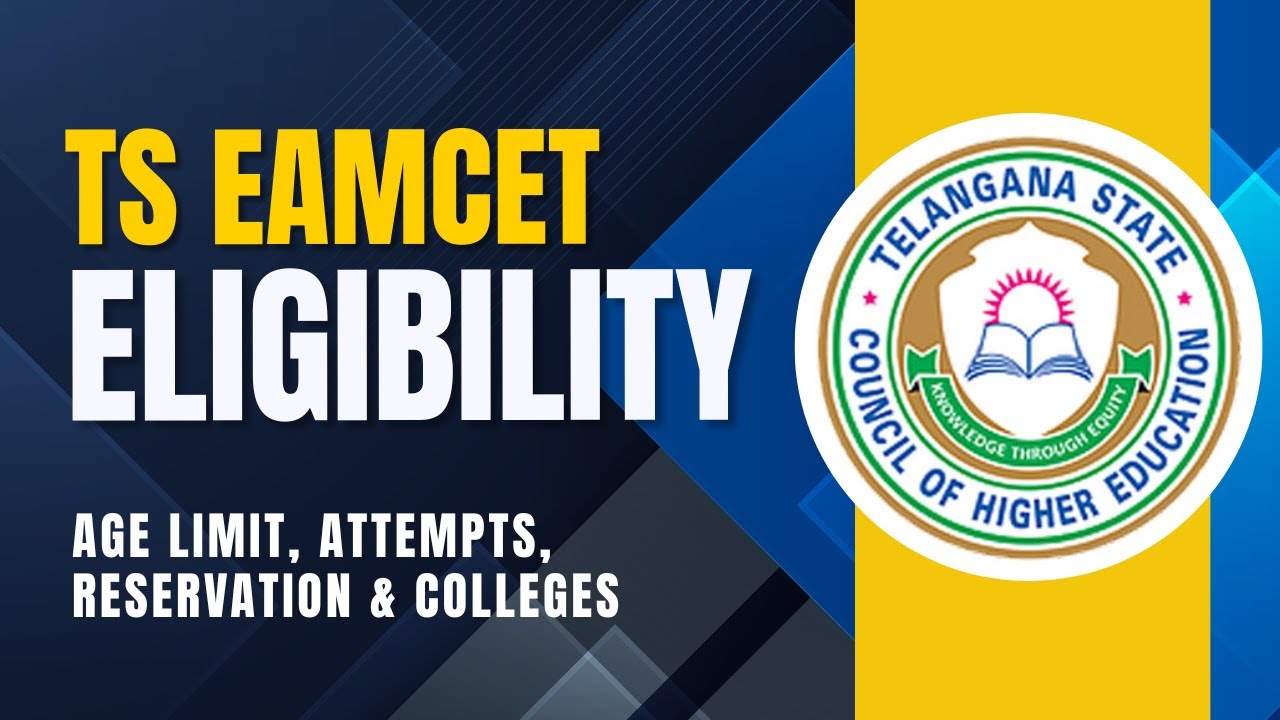 TS EAMCET 2026 Eligibility Criteria | Age, Qualification, Domicile & Reservation Rules