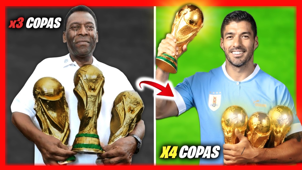 EL VIDEO TERMINA cuando SUAREZ GANE MAS MUNDIALES QUE PELE