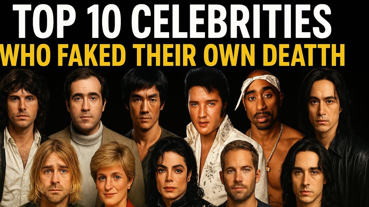 10 Celebrities Who Faked Their Own DEATHS