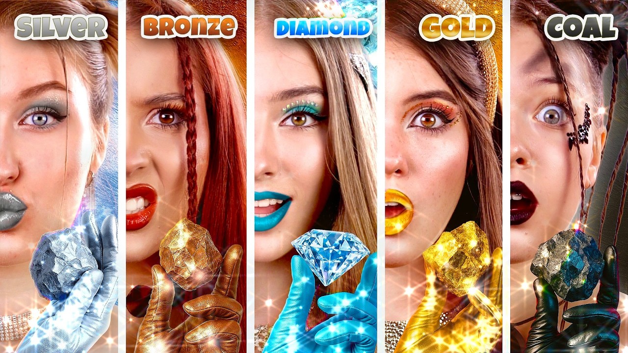 &iexcl;Chica Oro VS Plata VS Bronce! Conocimos a la Chica Diamante y a la Chica Carb&oacute;n