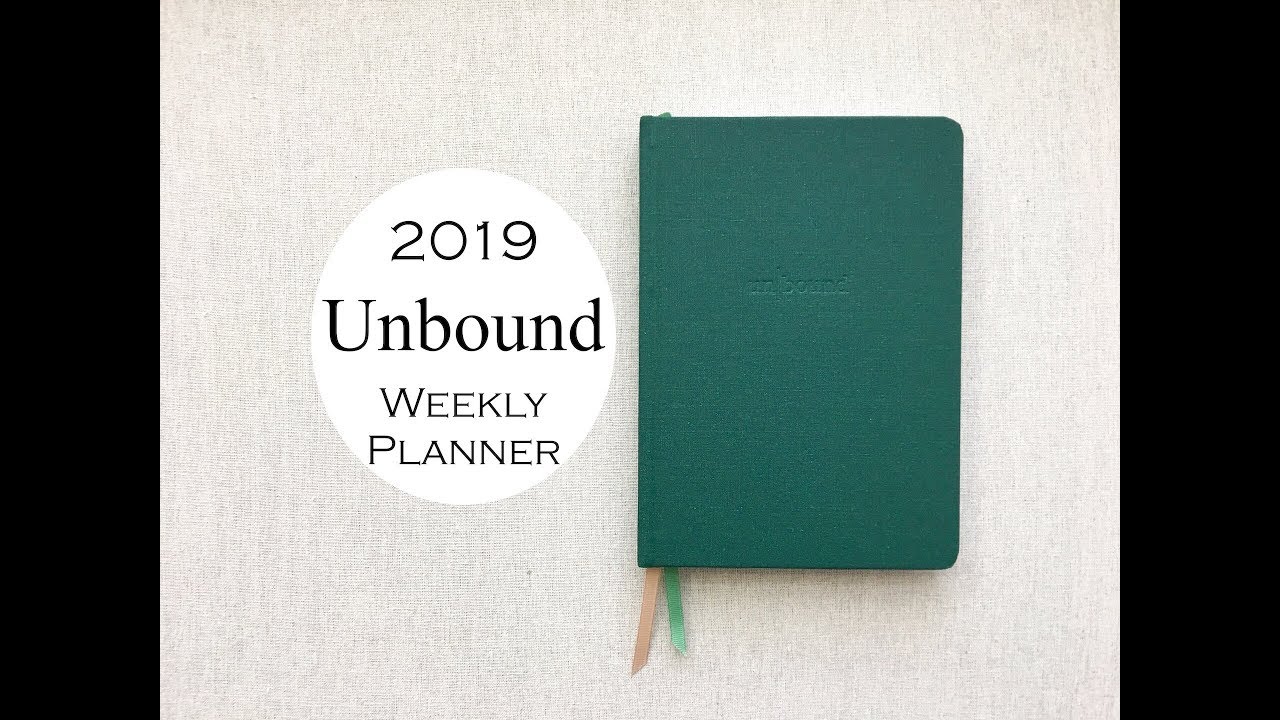 UNBOUND | Weekly Planner | 2019