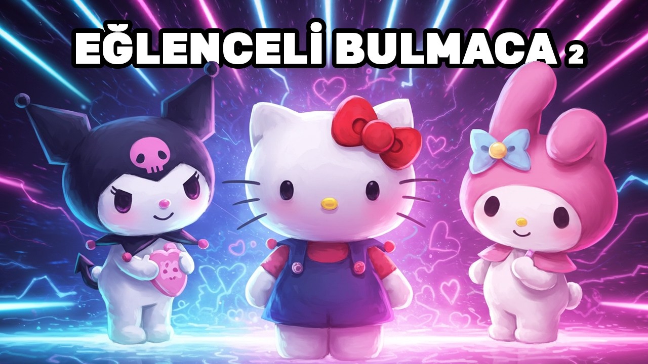 Eğlenceli Bulmaca - 2 | Kuromi, Hello Kitty, My Melody Bulmaca