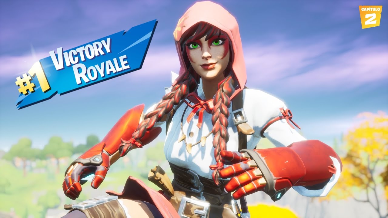 Victoria con la skin FABULA Fortnite