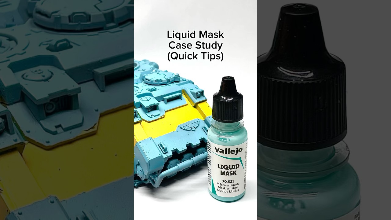 Liquid Mask Case Study (Quick Tips) #warhammer40k #miniature #painting #tutorial #tips