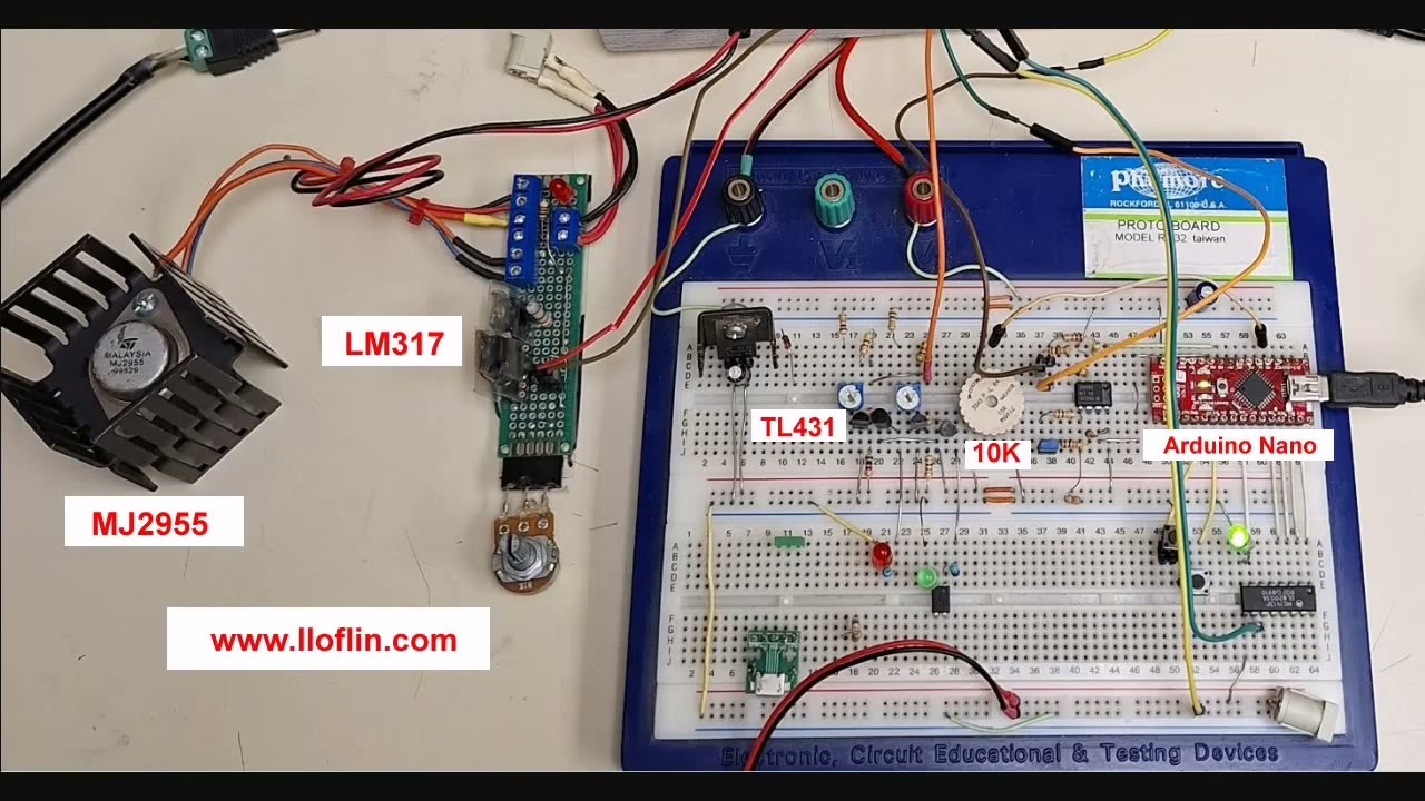 Зарядное устройство Arduino использует компараторы CCS и TL431