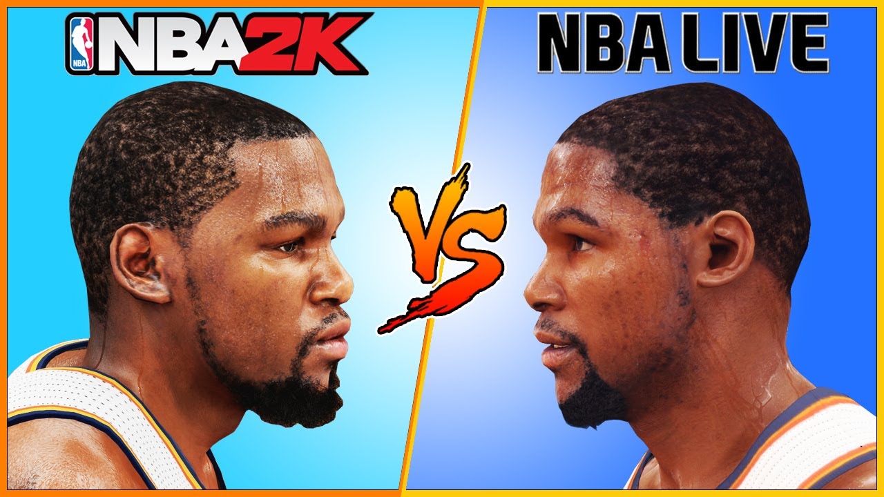 KEVIN DURANT NBA 2K vs NBA LIVE [2008 - 2016]