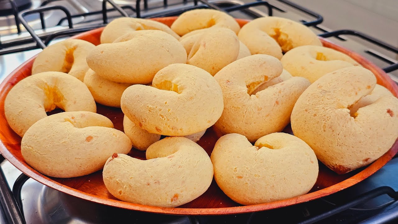 BISCOITO DE POLVILHO COM FLOCÃO DE MILHO- NÃO MURCHA FÁCIL 