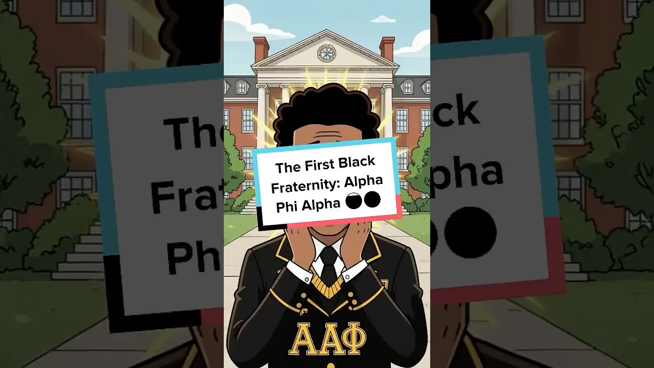 The First Black Fraternity: Alpha Phi Alpha 🟡⚫️