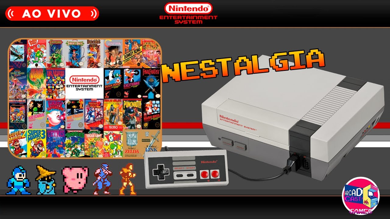 Live NES Nostalgia – Revivendo os Melhores Jogos 8-Bit! #aovivo #nes #nintendo #retrogaming
