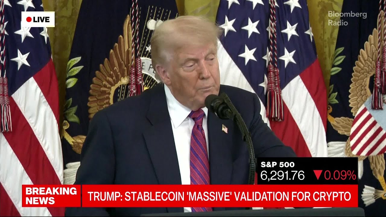 Trump Signs Crypto Bill Into Law: White House Remarks