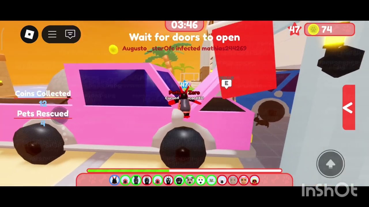 Playing pet escape x!/team in Desc!