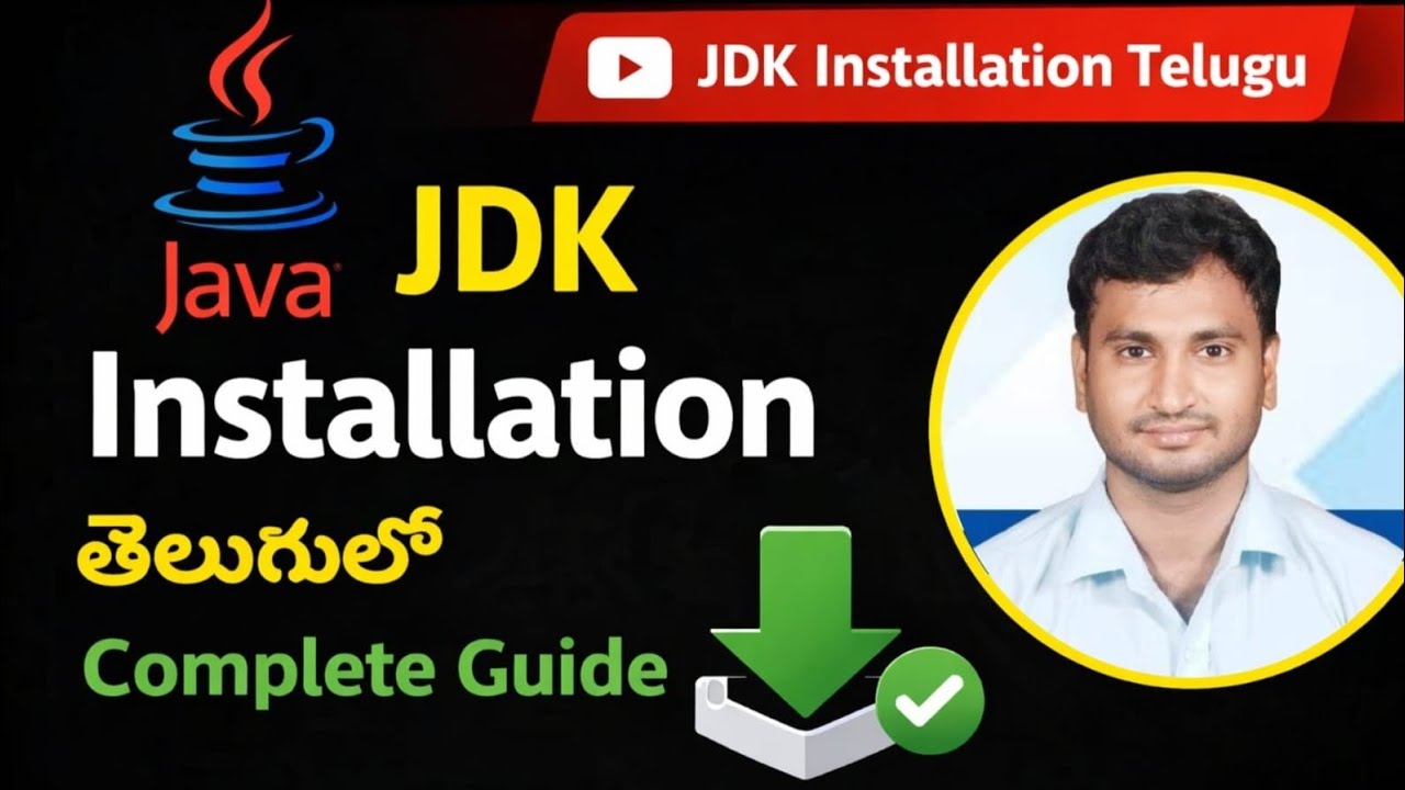 Install JDK and Run Your First Java Program in Telugu