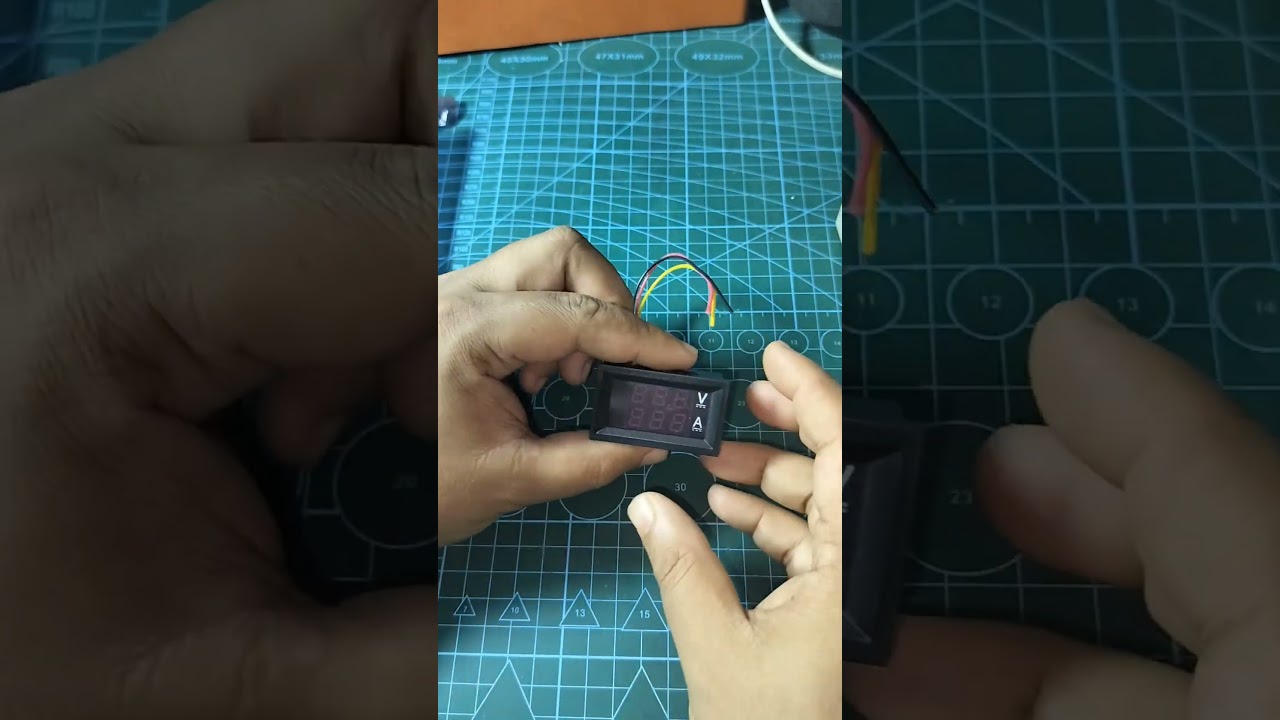 How to Check Battery Voltage with Volt & Amp Meter 🔋⚡