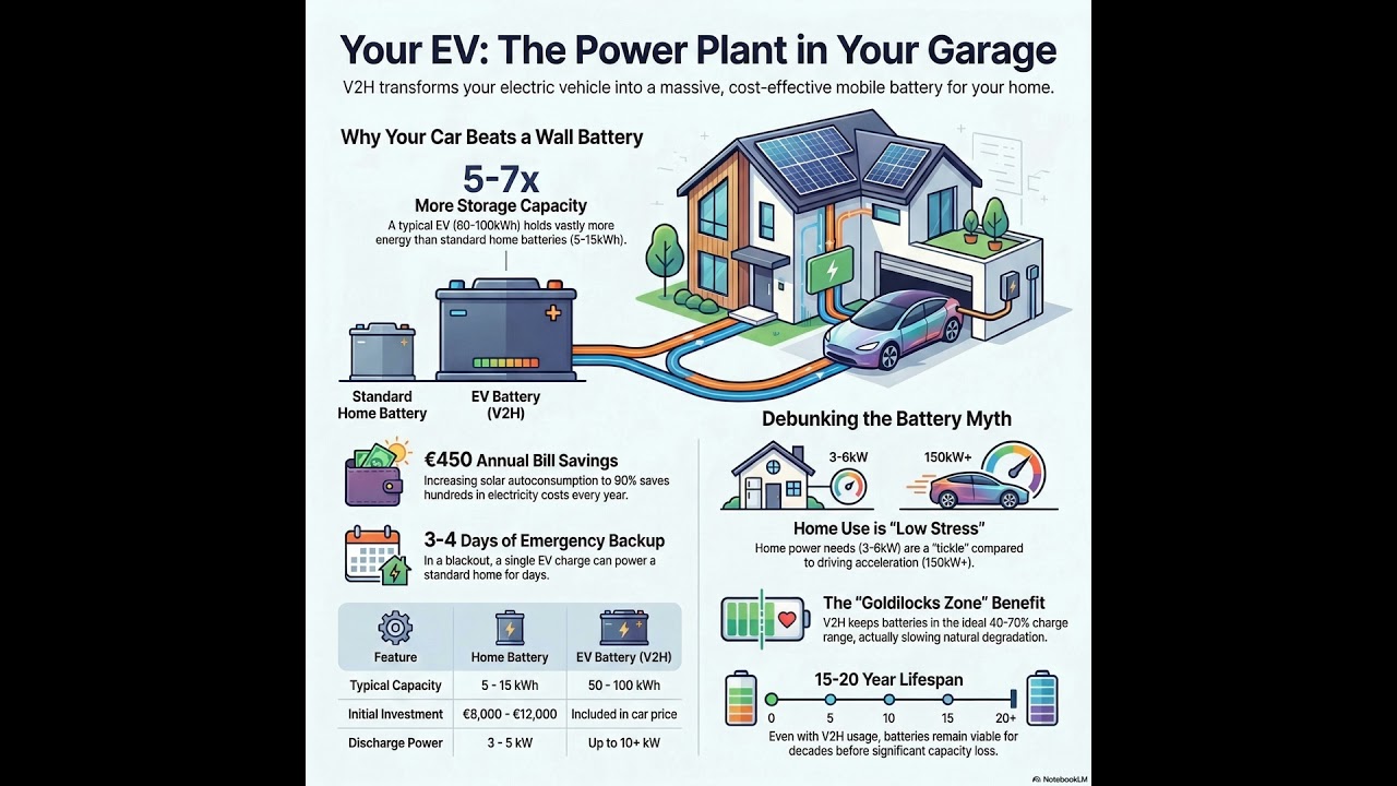 The Vehicle-to-Home Revolution: Your Car as a Domestic Battery
