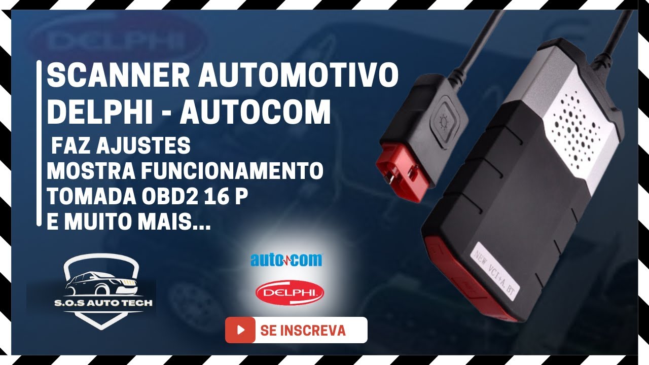 SCANNER DELPHI + KIT DE CABOS LINHA LEVE E PESADA - AUTOCOM -V&Iacute;DEO DEMONSTRATIVO #car  #37