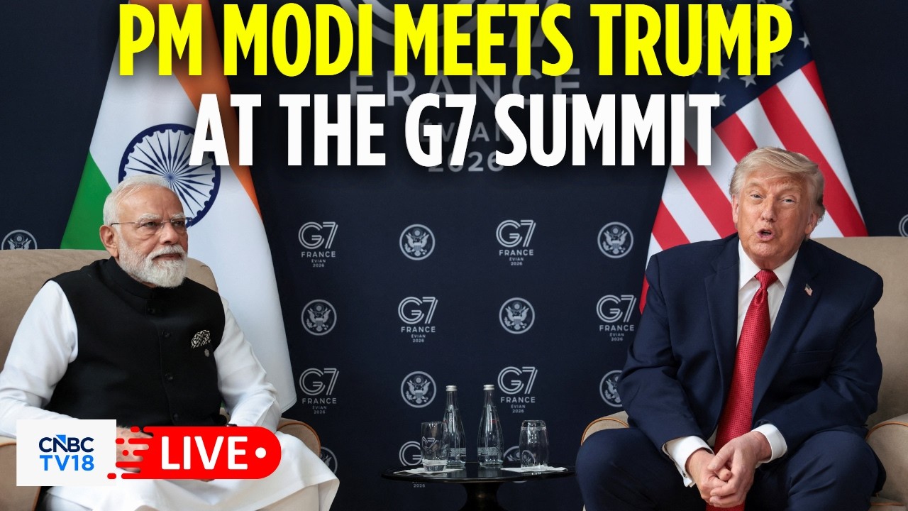 WATCH LIVE: President Trump and PM Modi Hold Bilateral Meeting at the Sidelines of G7 Summit | N18G
