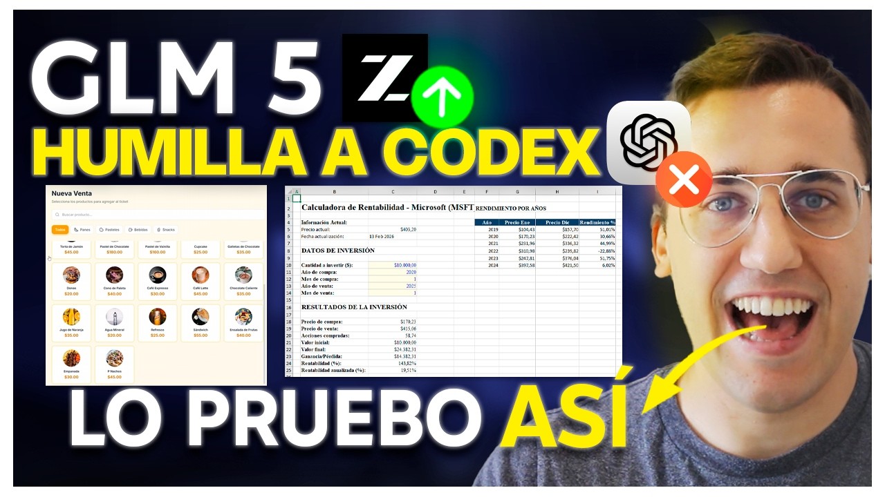 🔔 GLM-5 y Minimax M2.5 humillan a GPT-5.3 Codex (TE LO DEMUESTRO EN ESTE VIDEO) 🚀