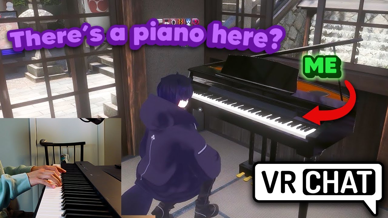 THEY NEVER KNEW I WAS THE PIANO | VRChat Piano Moments
