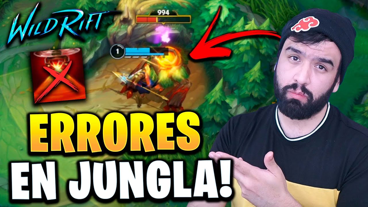 ¡ERRORES DE MUCHOS JUNGLA EN Wild Rift!