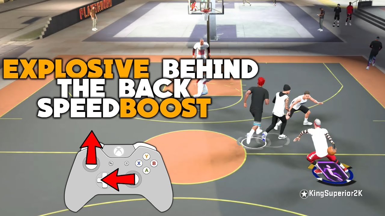 NBA 2K20 EXPLOSIVE BEHIND THE BACK DRIBBLE TUTORIAL SPEED BOOST BEHIND THE BACK KingSuperior