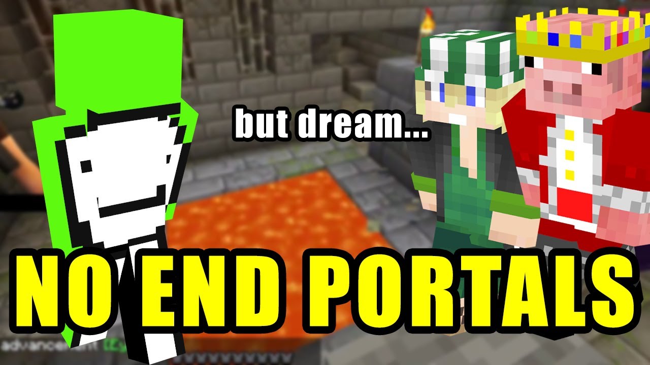DreamXD BREAKS THE END PORTAL in the Dream SMP