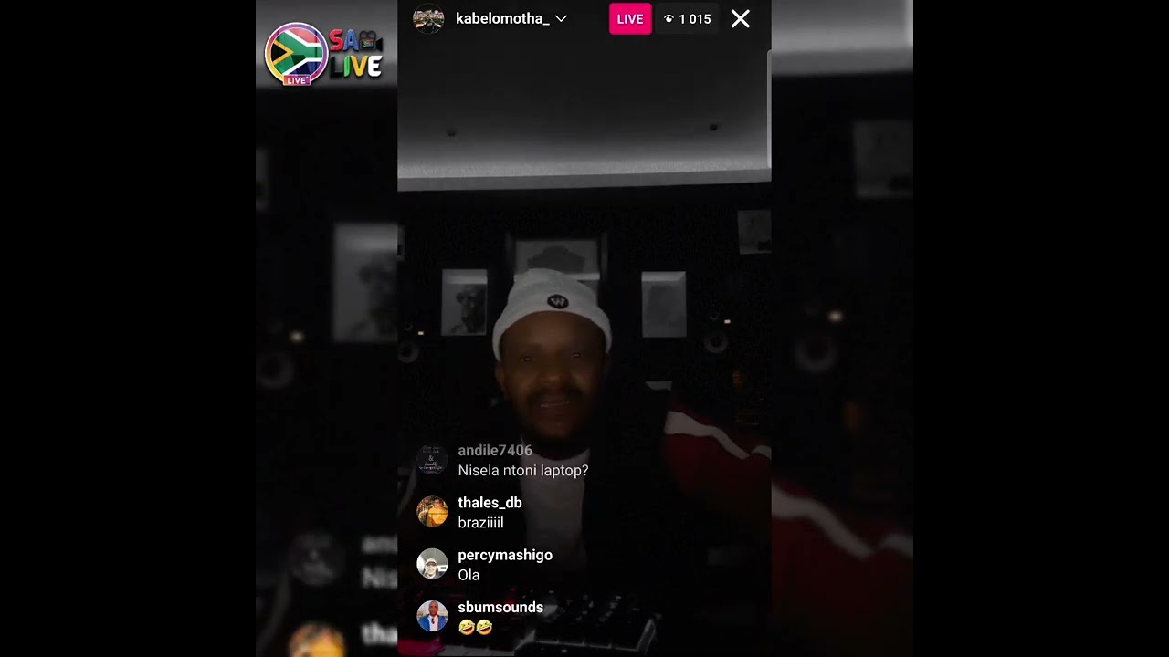 kabza de small in studio | teasing a new single with msaki | insta live