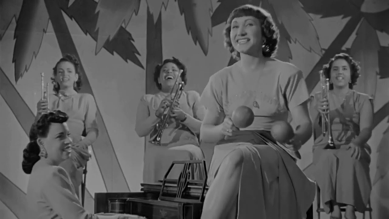 Orquesta Femenina Anacaona- El mambo tiene rarezas-  Gloria Mestre baila 1952