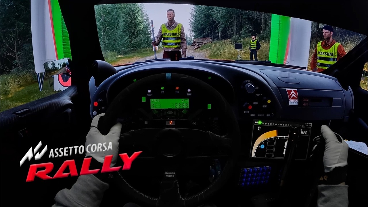 Assetto Corsa Rally| Wales Afon Bidno Citroen xsara #kunos #assettocorsarally