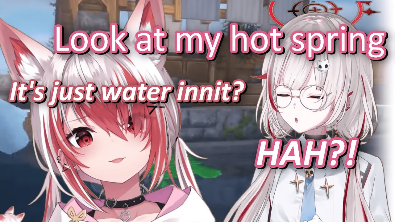 Kohaku pranks dtto & insults her onsen【VCR Minecraft】