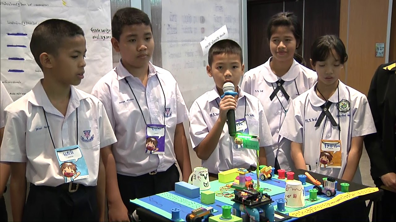 Fabrication Lab 25-28 มค.62 ชื่อผลงาน : เทคโนโลยีจราจรไฟฟ้า