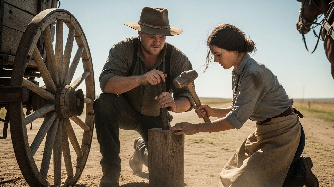 She Helped a Stranger Fix His Wagon and Forgot About It — He Never forgot her