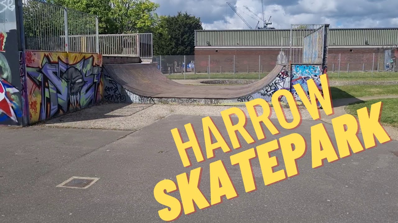Harrow Skate park aka Solid Surf - walk through