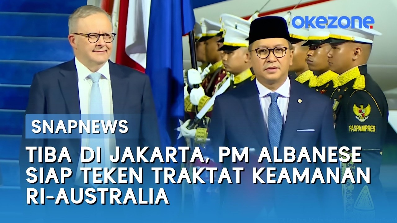 Tiba di Jakarta, PM Albanese Siap Teken Traktat Keamanan RI-Australia