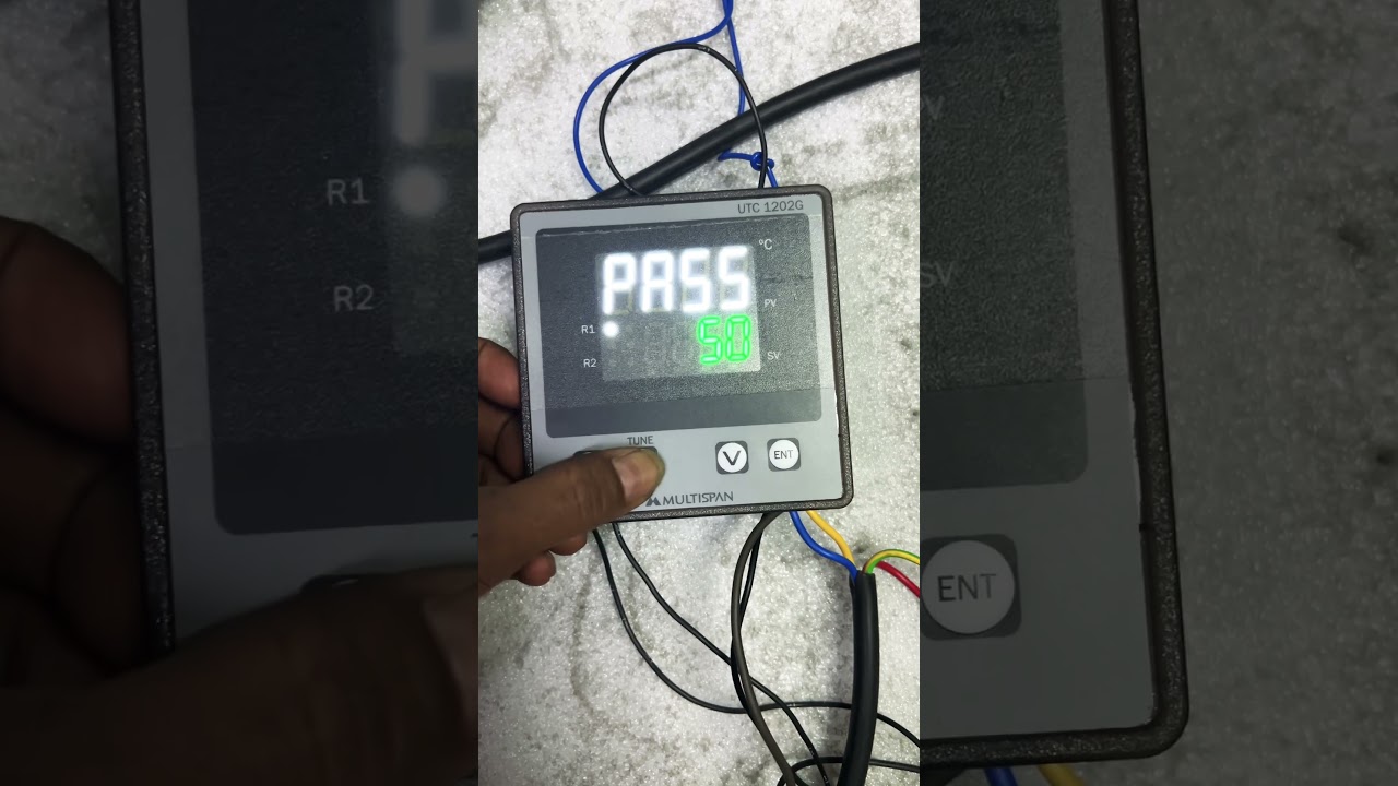 Multispan temperature controller #temperature #controller #utc1202 #automationtesting #electronic